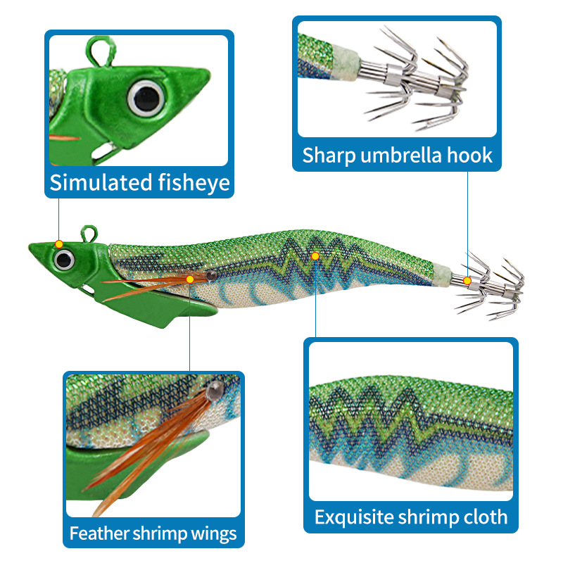 เหยื่อตกปลาเรืองแสงรูปกุ้ง/ปลา - Fishing Equipment Clearance บทวิจารณ์และราคา