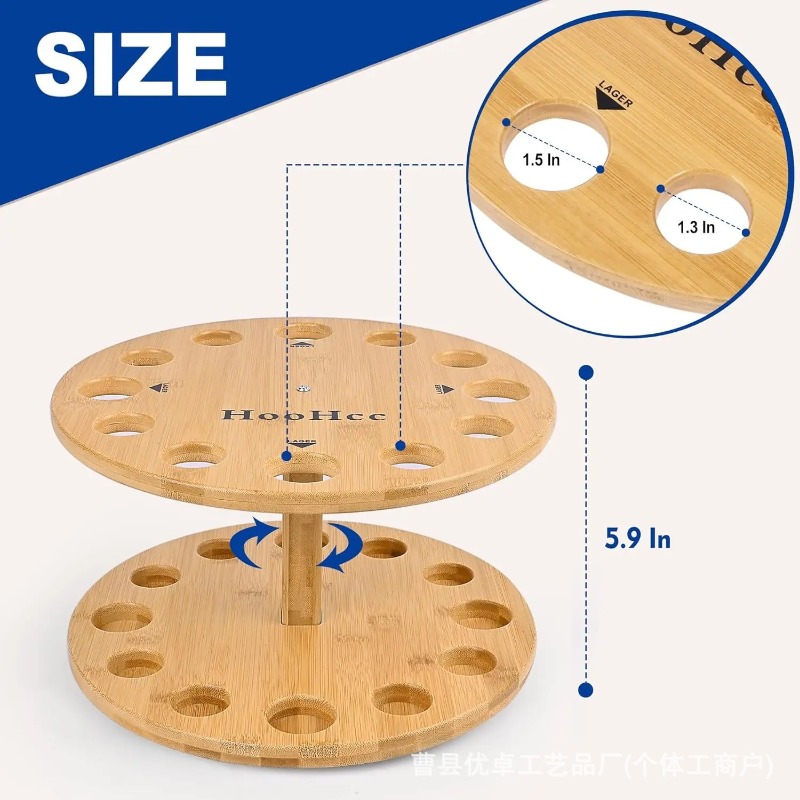 ชั้นวางคันเบ็ดตกปลาไม้เนื้อแข็ - Fishing Equipment Holder บทวิจารณ์และราคา