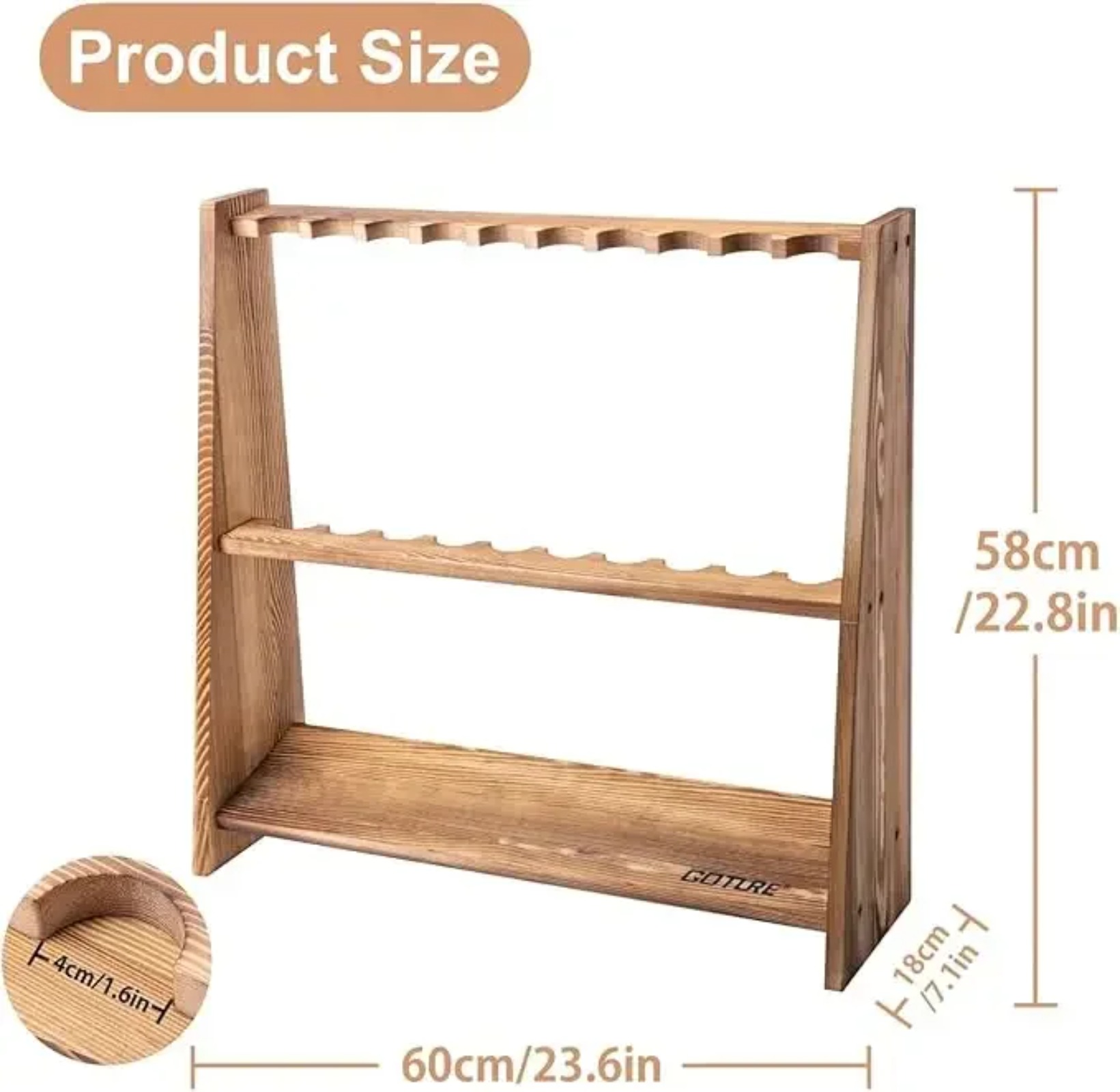 ชั้นวางคันเบ็ดตกปลา Goture ทำจ - Fishing Equipment Holder บทวิจารณ์และราคา