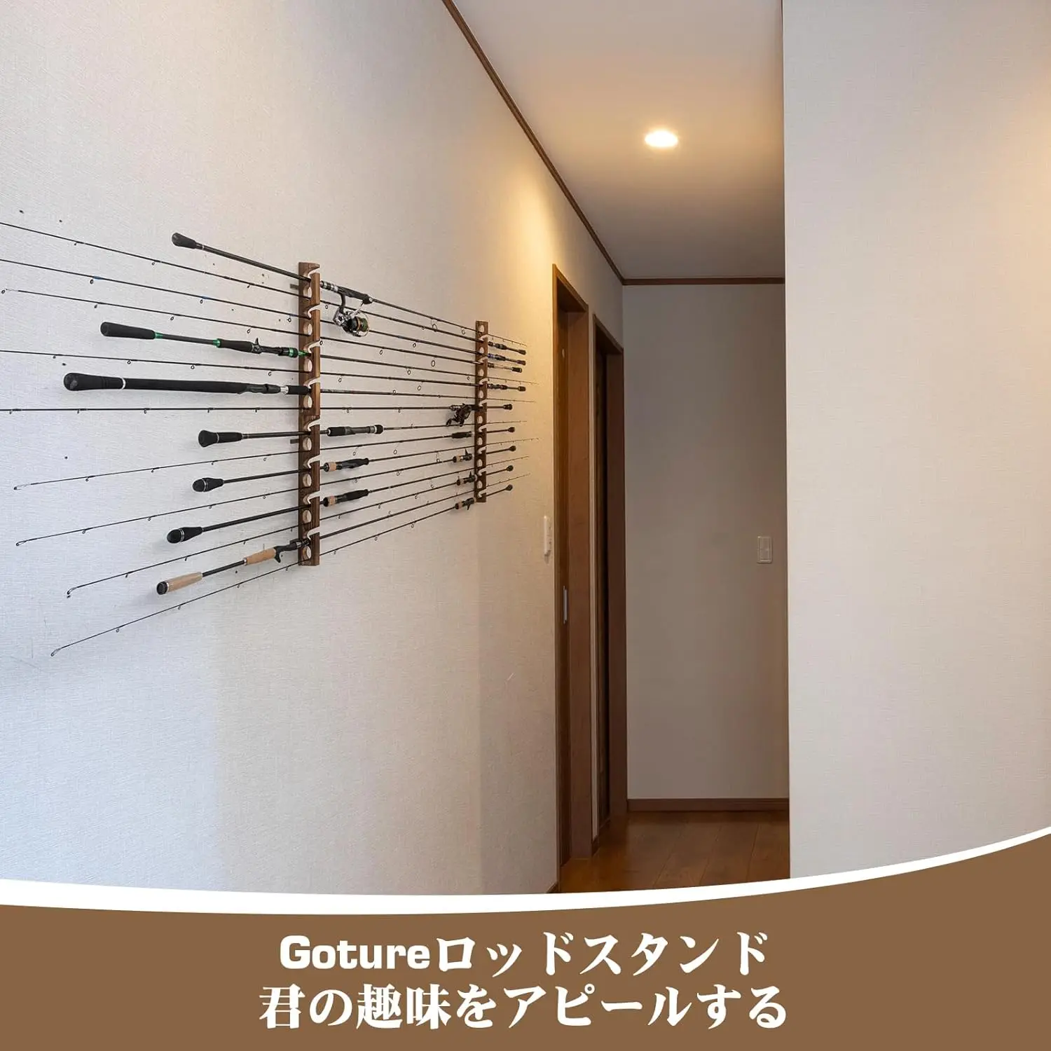 ที่แขวนคันเบ็ดตกปลา Goture แบบ - Fishing Equipment Holder บทวิจารณ์และราคา