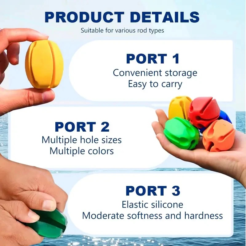 6/12/18 ชิ้นฝาครอบป้องกันคันเบ - Fishing Equipment Holder บทวิจารณ์และราคา
